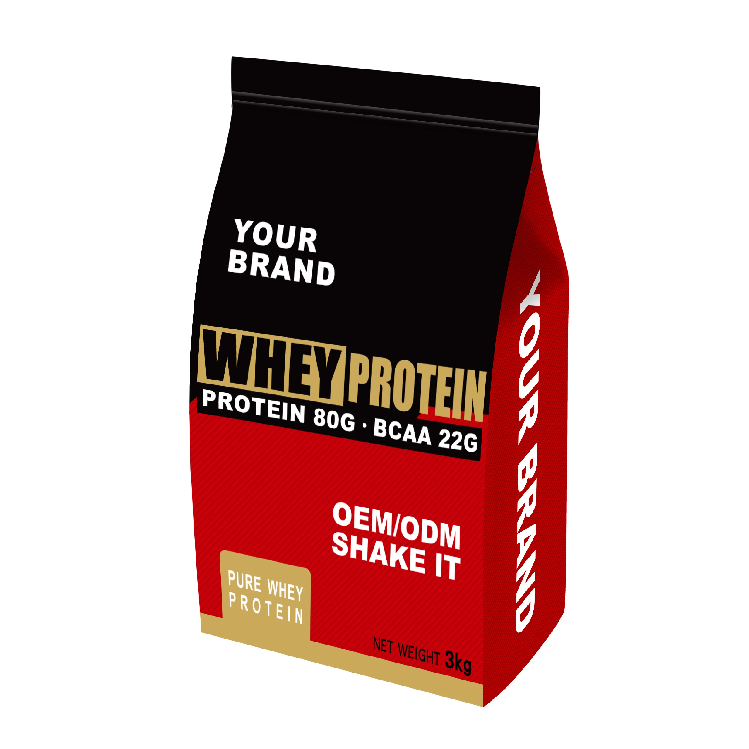 Hot sale factory direct price protein powder for men on whey protein concentrate 80% with long shelf life