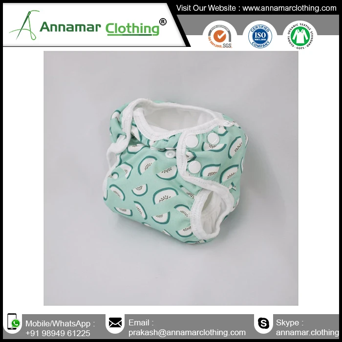 Exporter of High Quality Diaper Soft Cotton Fitted Cloth Diaper