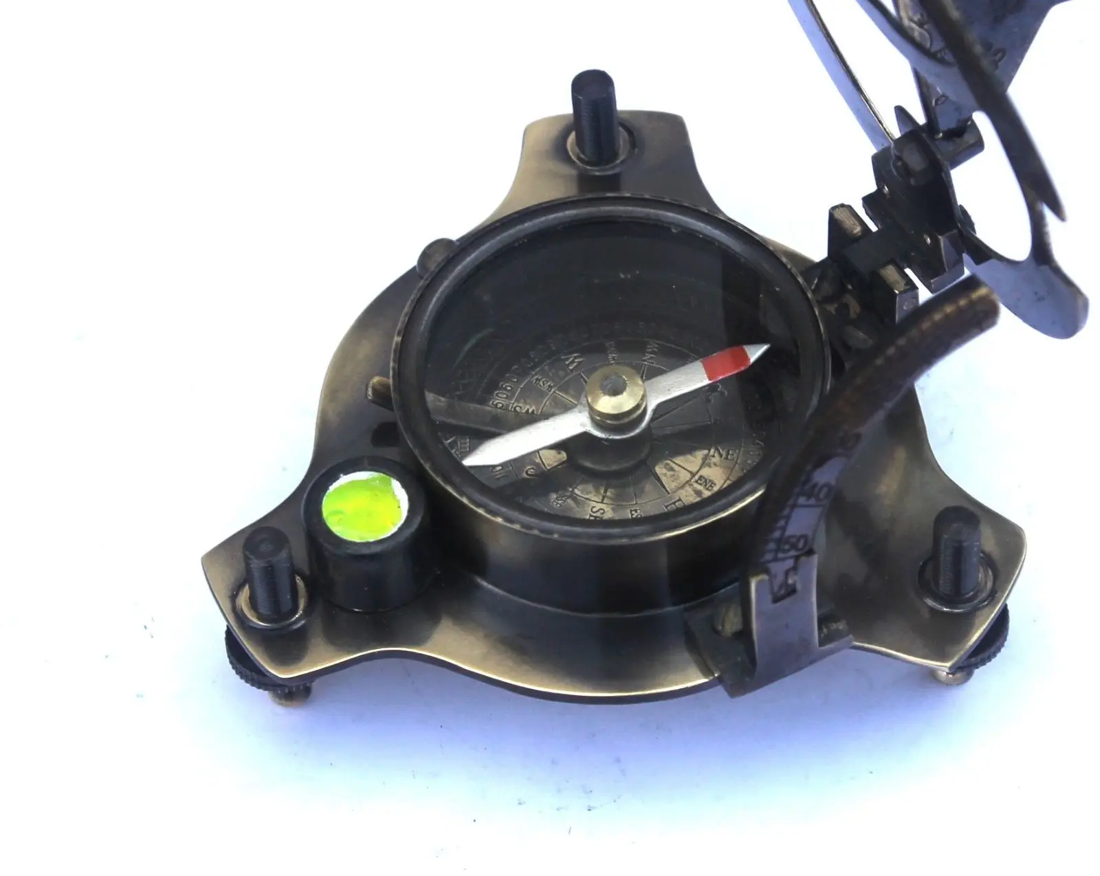 Античный ручной работы морской астролябии античный латунный Солнечный Компас винтажный морской подарок 3 дюйма