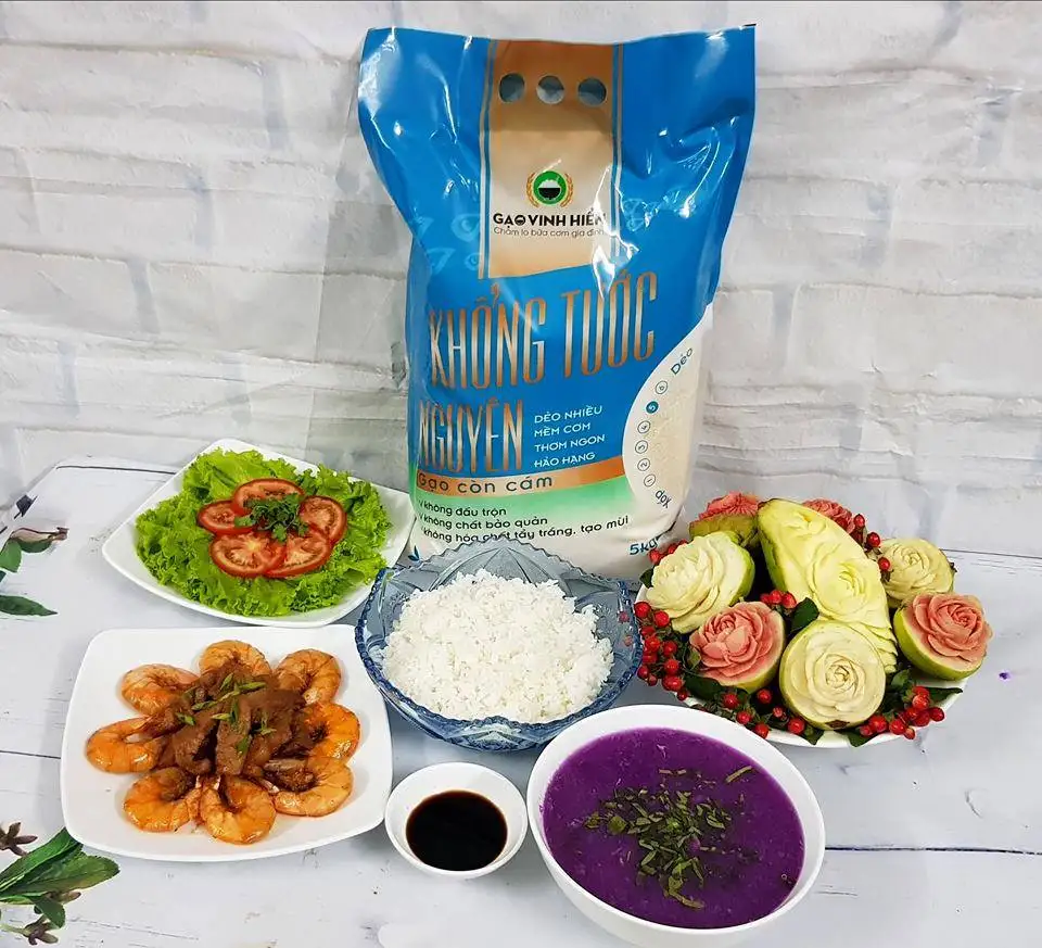 Органический высококачественный рис Khong Tuoc Нгуен ВЬЕТНАМСКИЙ РИС