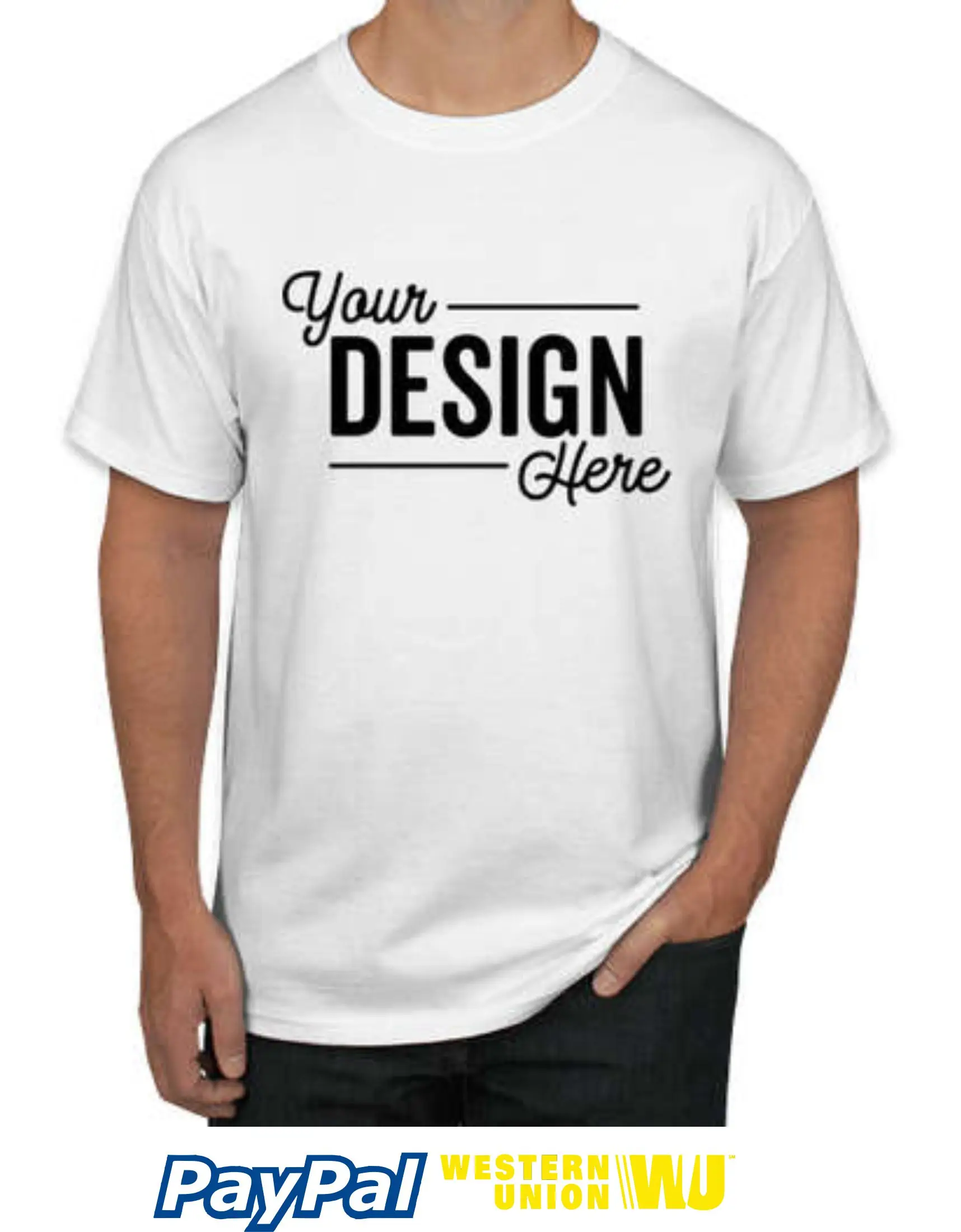 2024 custom Puff printed Tee Shirts half sleeve cotton Tshirt Design your print tee shirt Custom crew fitness Printed Tshirts