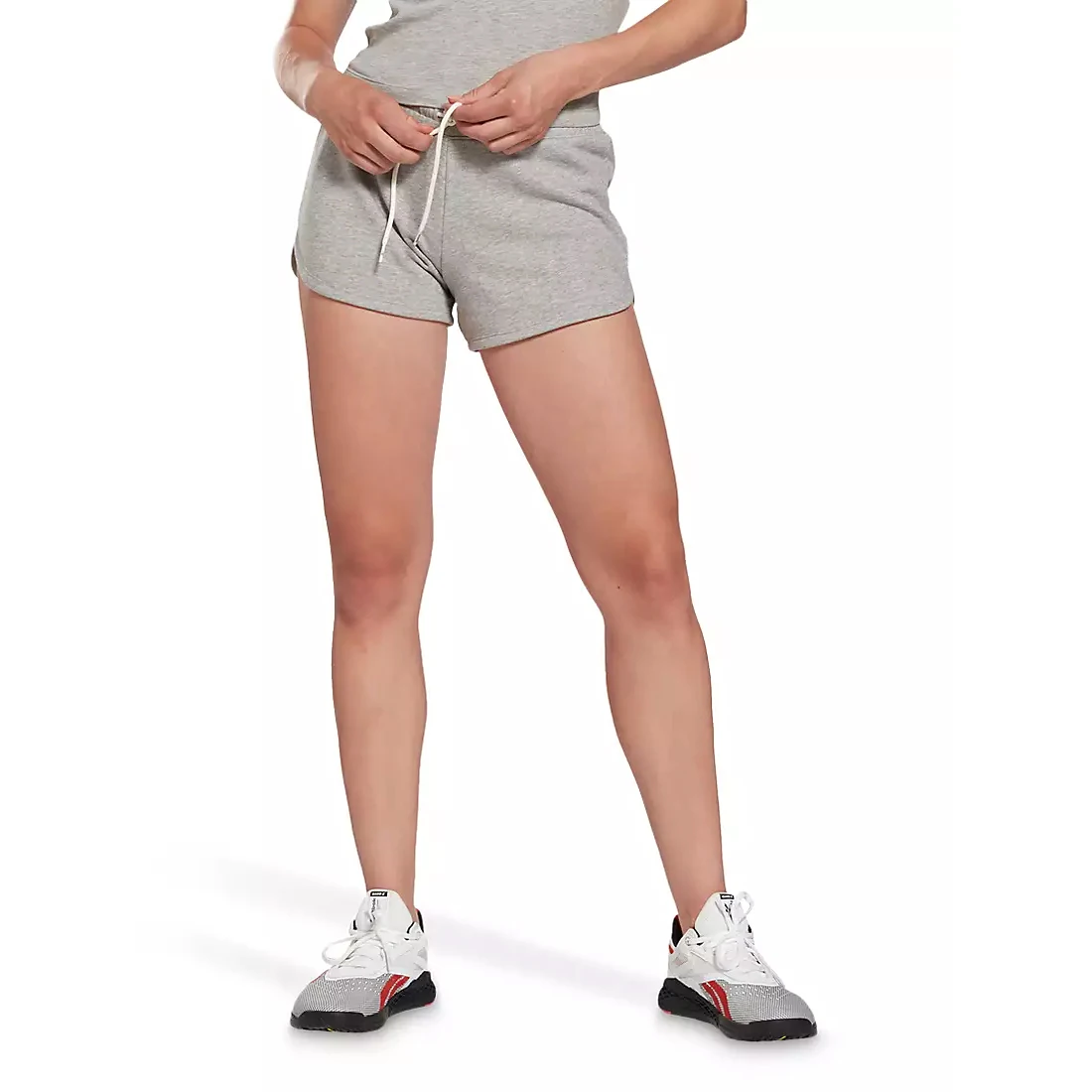 Летний Однотонный женский комплект из 2 предметов с шортами для бега