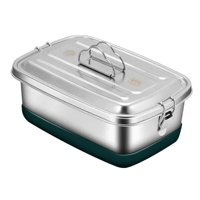 2021 Amazon  Hot Selling Eco-friendly Stainless Steel Leakproof Bento Lunch Box With Lid Food Storage Container