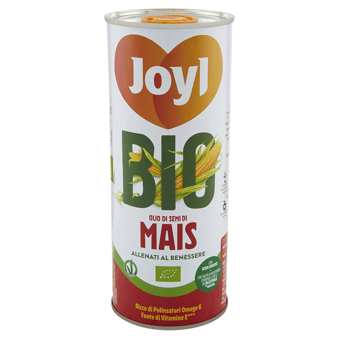 BENVOLIO 1938 JOYL ORGANIC CORN SEED OIL 12x900 ml PLANT OIL COOKING OIL VEGETABLE BOTTLE HIGH QUALITY