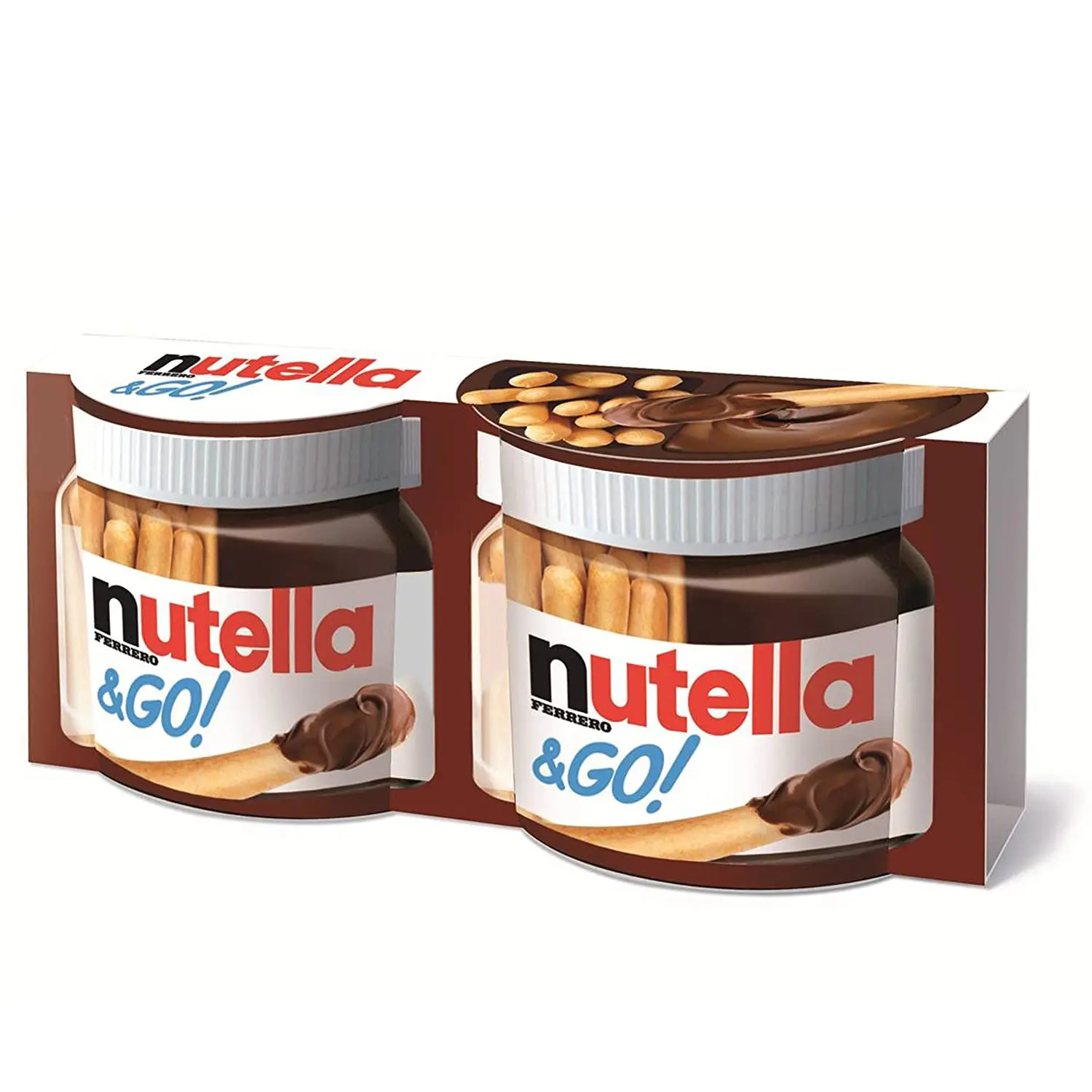 В наличии одна коробка шоколада Ferrero Nutella & Go 48 г (в упаковке 12 шт.) снэки для печенья лесной орех