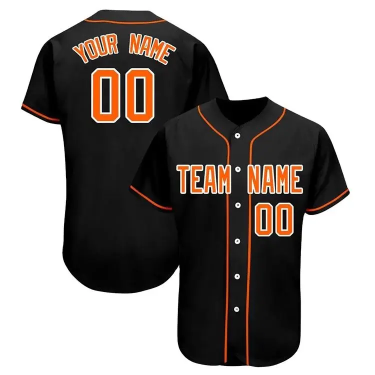 Best Quality Custom Blank Team Wear 3D Sublimation Printed Baseball Jerseys man and women