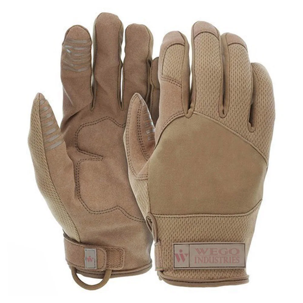 Professional Heavy Duty Work Mechanic Gloves With Fabric And Synthetic Leather Palm Anti Cut Work Gloves