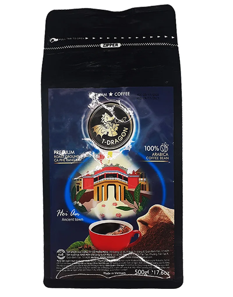 T-DRAGON COFFEE - ARABICA PREMIUM  ROAST AND GROUND COFFEE - 500GR From Wholesale Vietnam