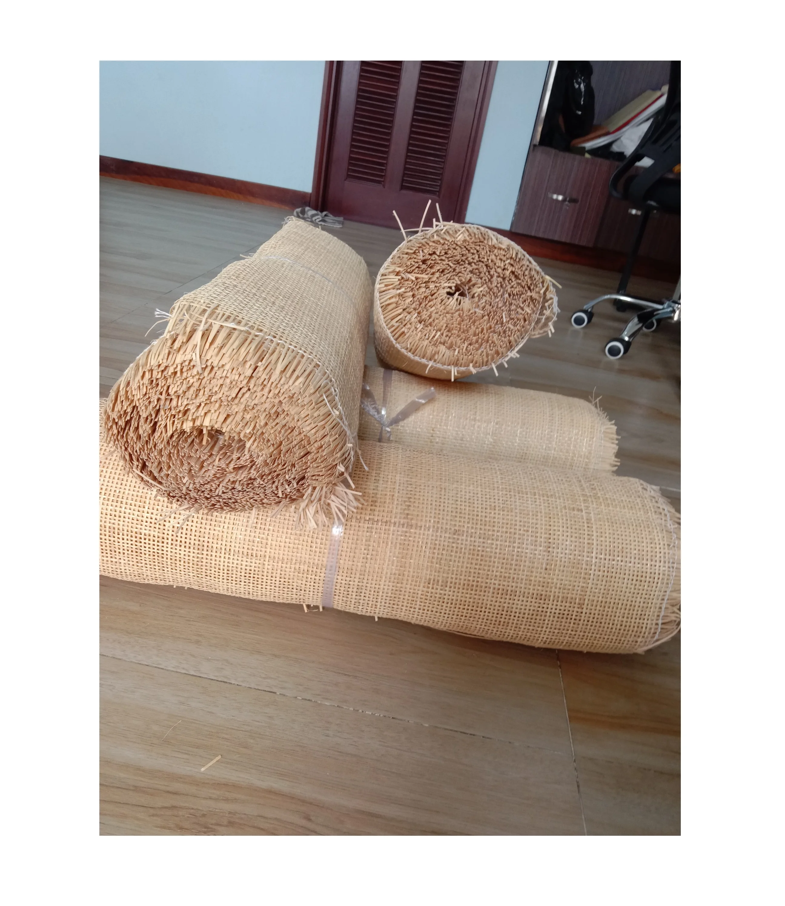 Open rattan material rolls - Radio weave rattan cane roll from Vietnam best for making furniture 99 Gold Data