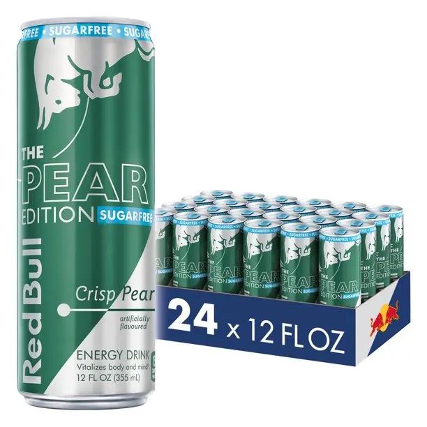 Pear Edition Red-bull Energy 250ml Beverage OEM Label Caffeine Bottle KOSHER Power Style Packing Packaging Gap Fat