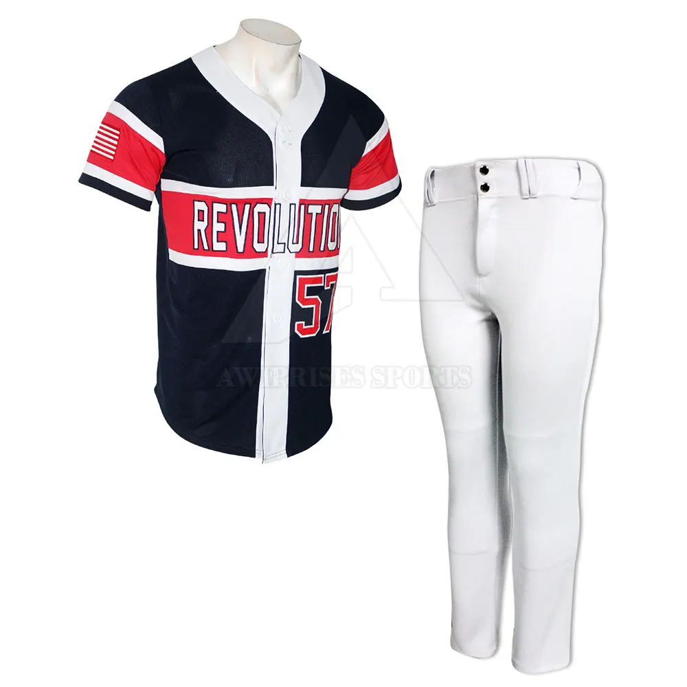 2022 Men baseball uniform Top quality custom sublimation baseball jersey fast Baseball Uniform