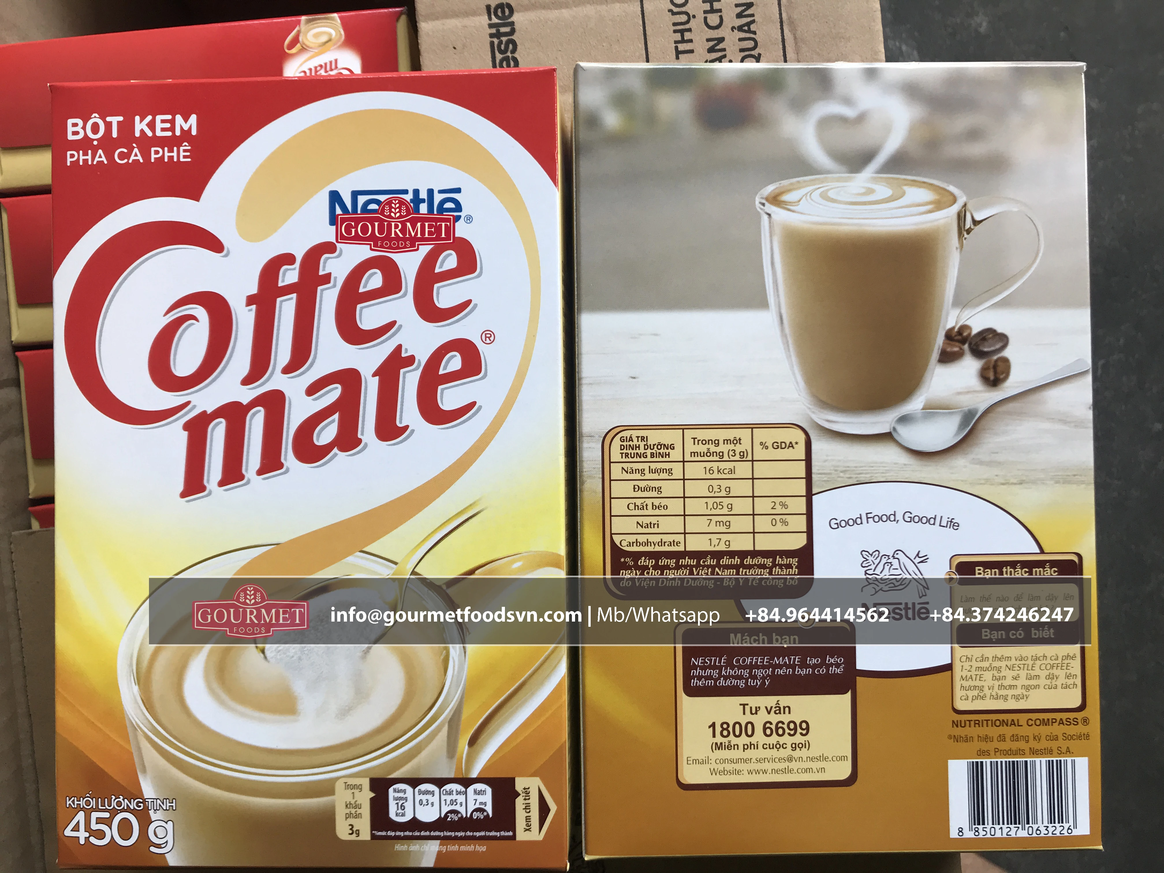 Nesstle Coffee Mate 450g / Coffee Cream Powder Wholesaler Export Best Price From Vietnam