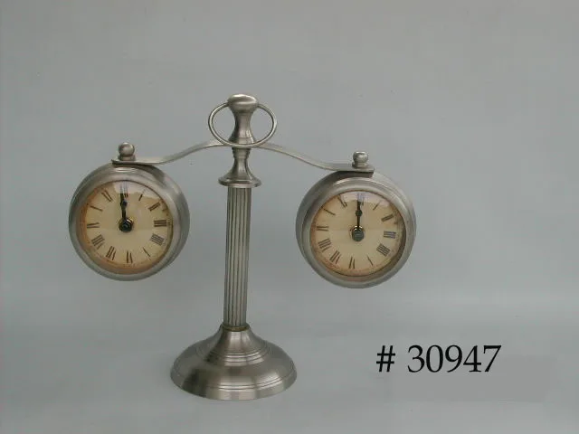 Antique style five time wooden clock