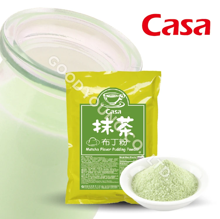 Taiwan Wholesale HALAL Certification Matcha Pudding Instant Powder