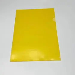 Made To Order High Cost-Effective Pp Material Clear Office Pp File Folder L type Clear Holder