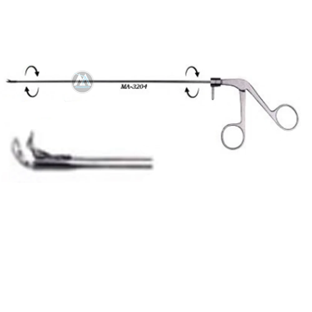 High Quality Laryngeal Instruments for Endolaryngeal Micro Surgery Alligator Forceps