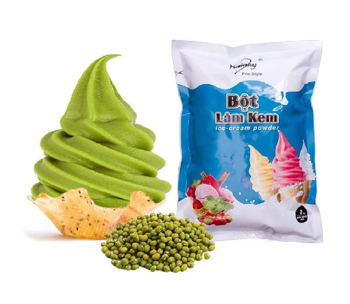 
Soft Ice Cream Making Powder DVA0013 Vietnamese Product High Quality Best Manufacturer Good Price 