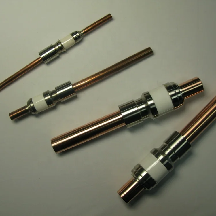 Custom Industrial Ceramic to Metal Brazed Feedthrough  with Good Insulation and Tight Sealing