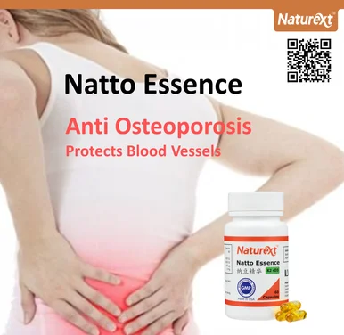 
Rich in Vitamin K2 + D3 Natto Extract Natto Essence Prevent Osteoporosis and Protect Against Cardiovascular Disease 