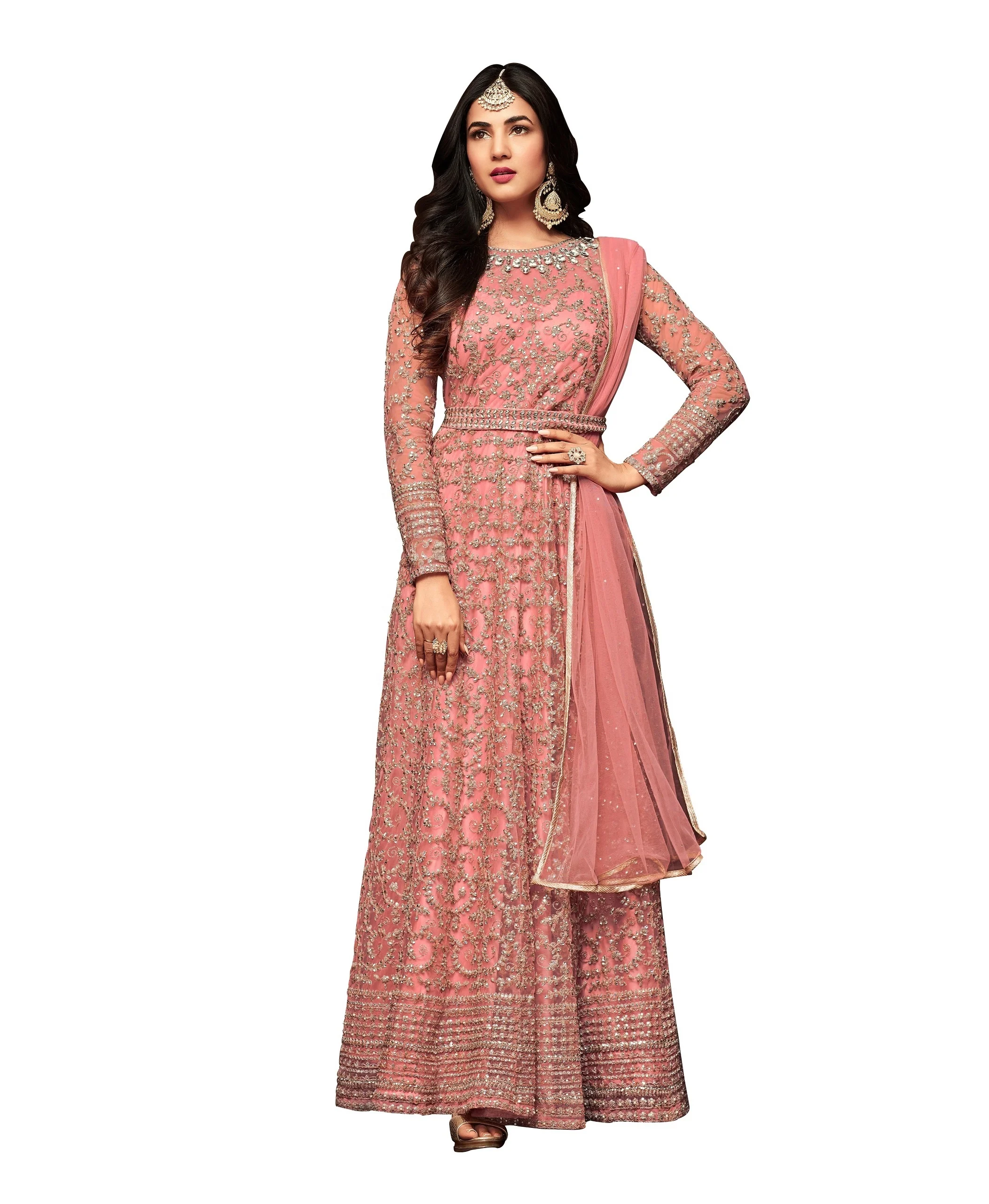 Этническая одежда Salwar Костюм индийская Пакистанская для вечеринок kameez с