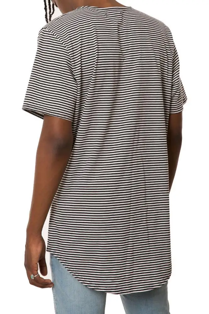 custom  t shirt crew o neck curves hem long hem line short sleeve modal organic hemp bamboo cotton polyester men women unisex