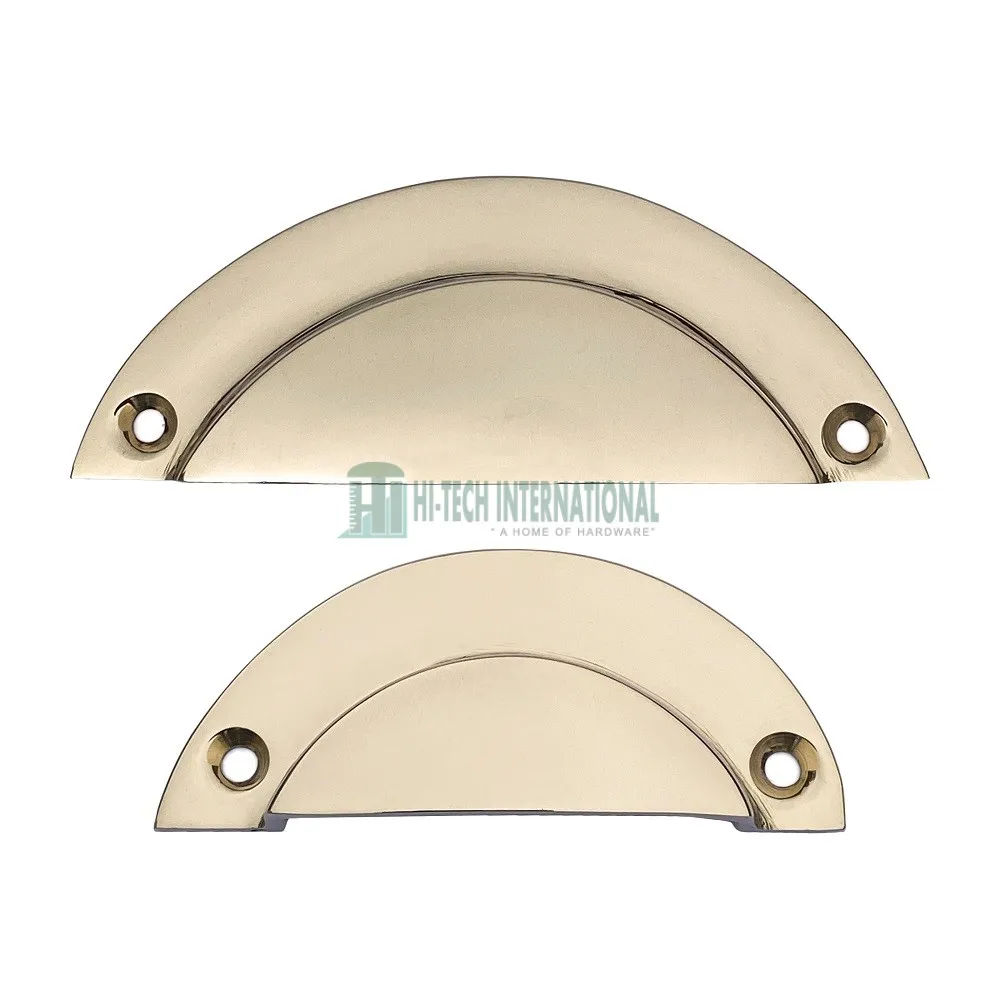 High Quality  Half Moon Pull Knobs Cup Shell Handles Hardware Accessory Pull Dresser Cabinet Handle Knob Door Pull