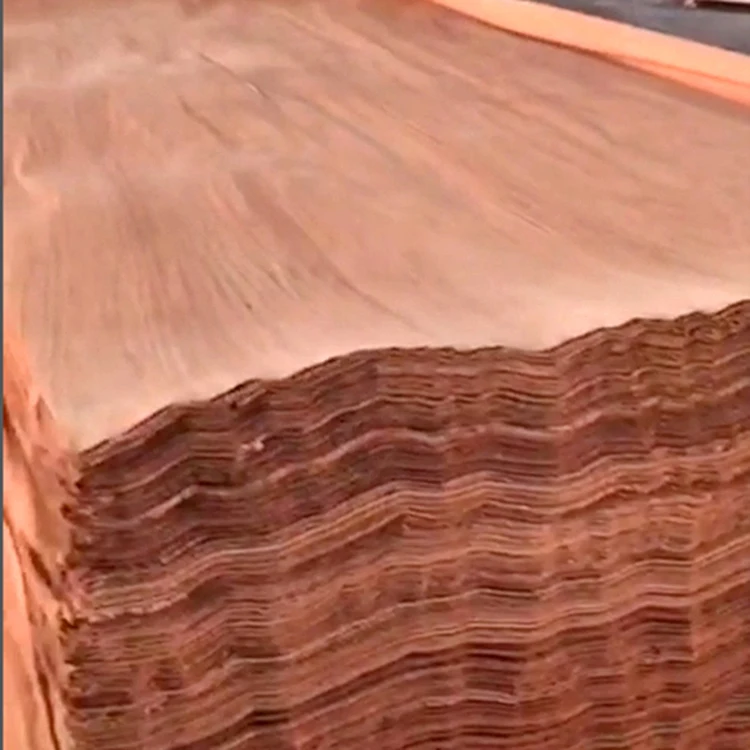 Wholesale cheap keruing face 100% natural wood veneer 0.3mm ready to ship from manufacturer Vietnam