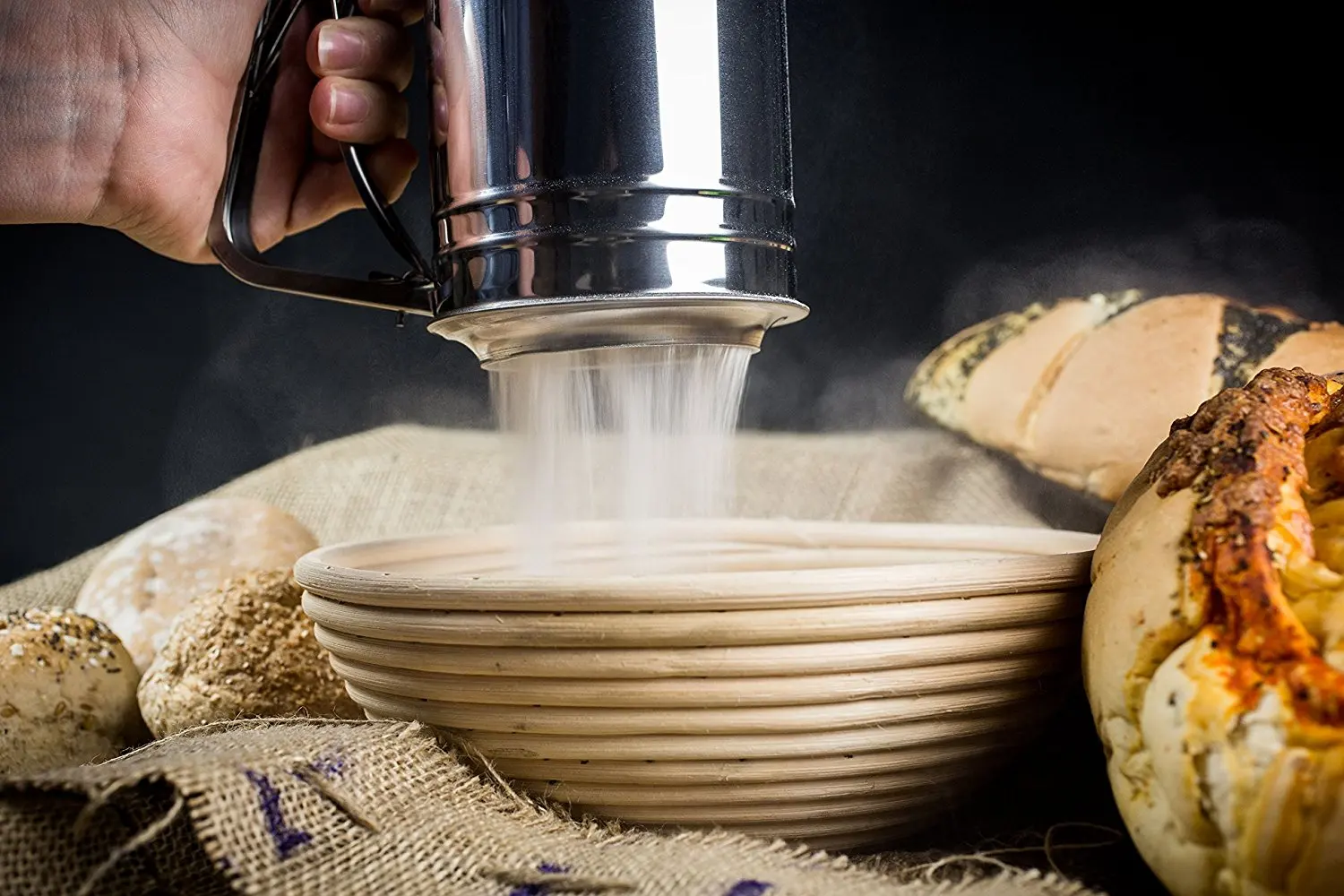  Лучший выбор недорогая корзина для хлеба из ротанга Винтажный Классический набор корзин