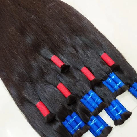 100% индийские человеческие волосы Remy оптовая продажа необработанные натуральные для плетения