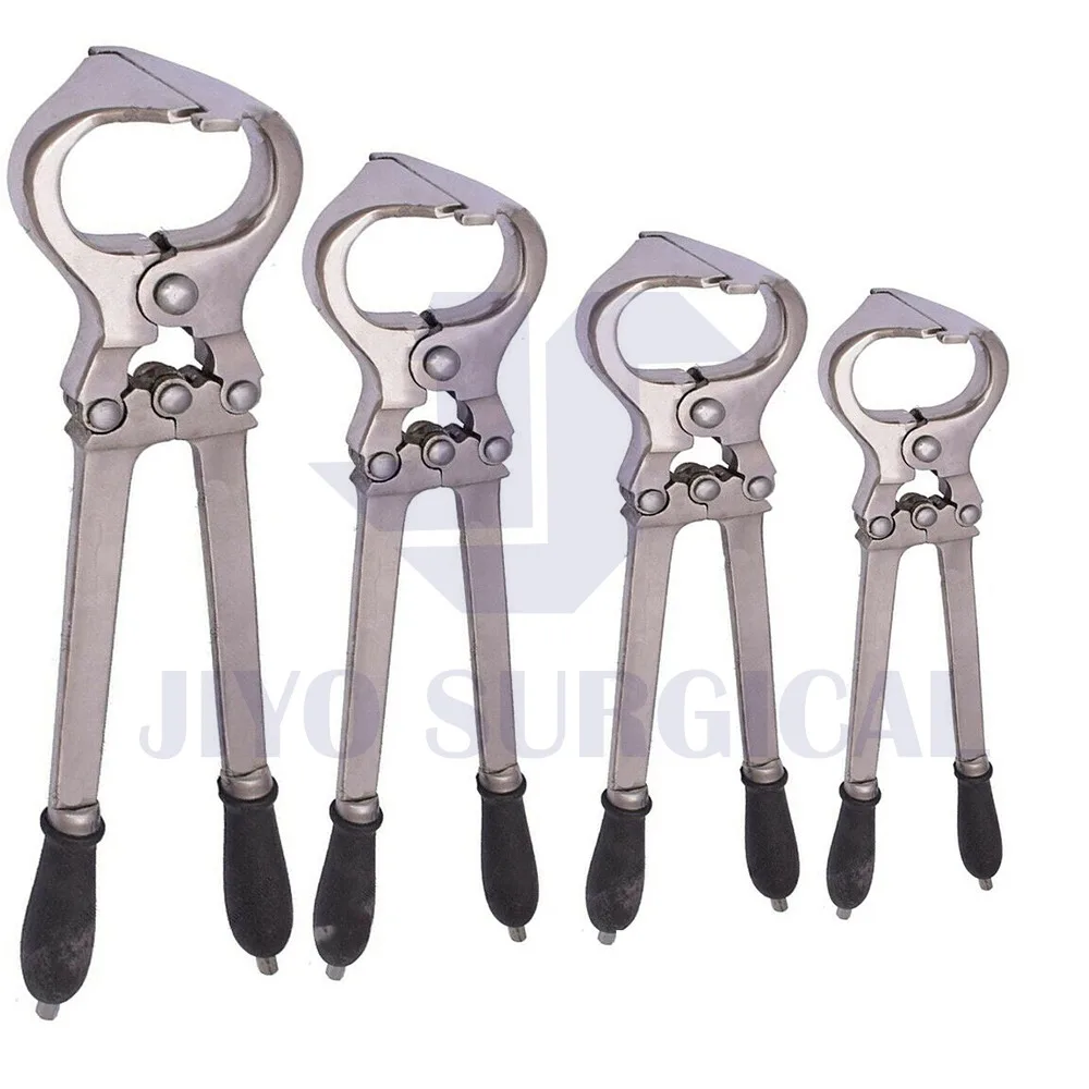 Оптовая цена инструмент для кастрации из нержавеющей стали бескровный держатель свиней ветеринарная кастрация устройство 18 дюймов