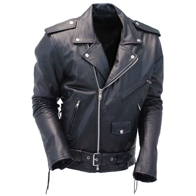 Winter Warm Long Sleeve High Quality Custom Skin Men Leather Jacket New Fashion Casual Autumn Outfits Biker Pocket Design PU