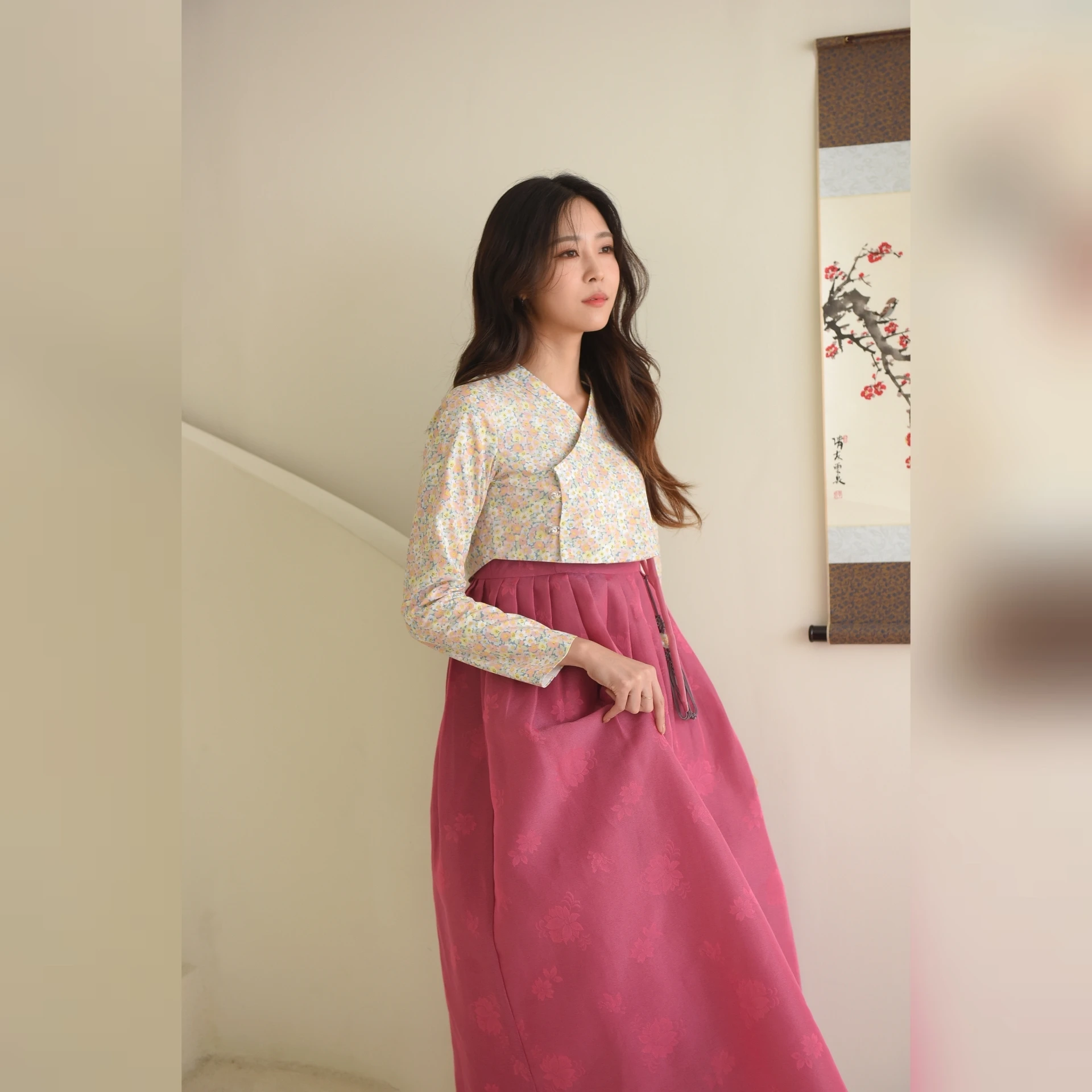 Традиционный корейский Костюм Jeogori в винтажном стиле Hanbok модернизированная одежда Сделано Корее