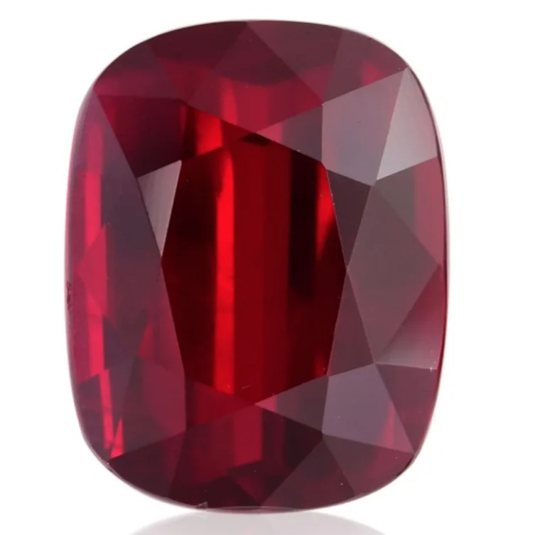 6.00Carat Pigeon Blood Red MOZAMBIQUE Ruby Cushion Shape GRS Certified Loose Gemstone Ruby Stone By Real Gems Free Ship Precious