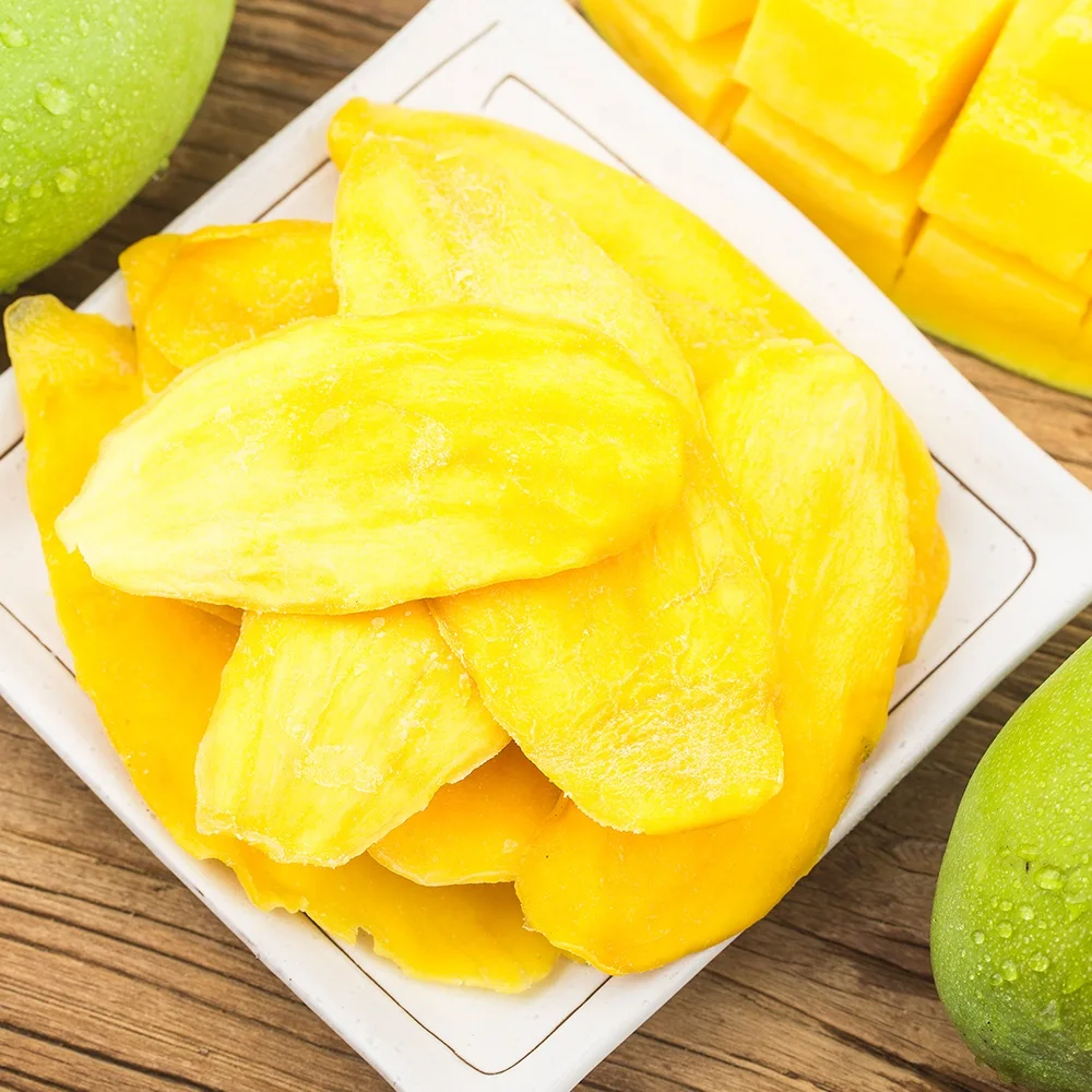 Vietnam Agriculture Product Fruits Sliced Shape 12 - 24 Months Shelf Life Yellow Color Dried Mango From Minh Chau