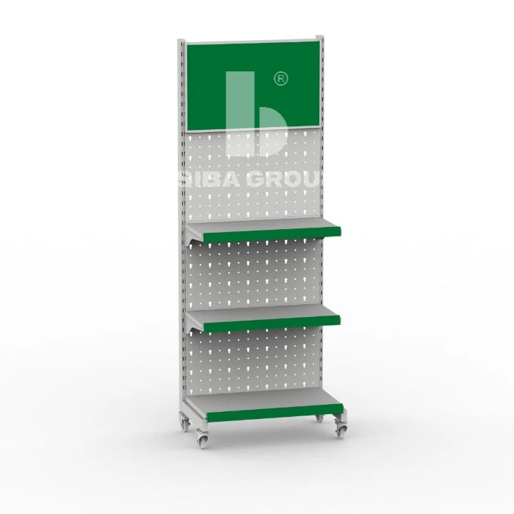 Modern Custom Store Display Rack Single Sided Supermarket, Shop...