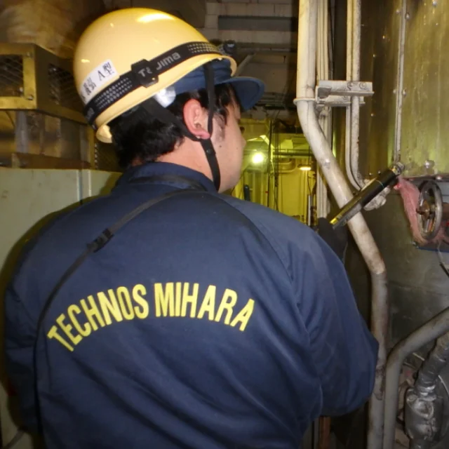 
Sprinkler inspection for ships 