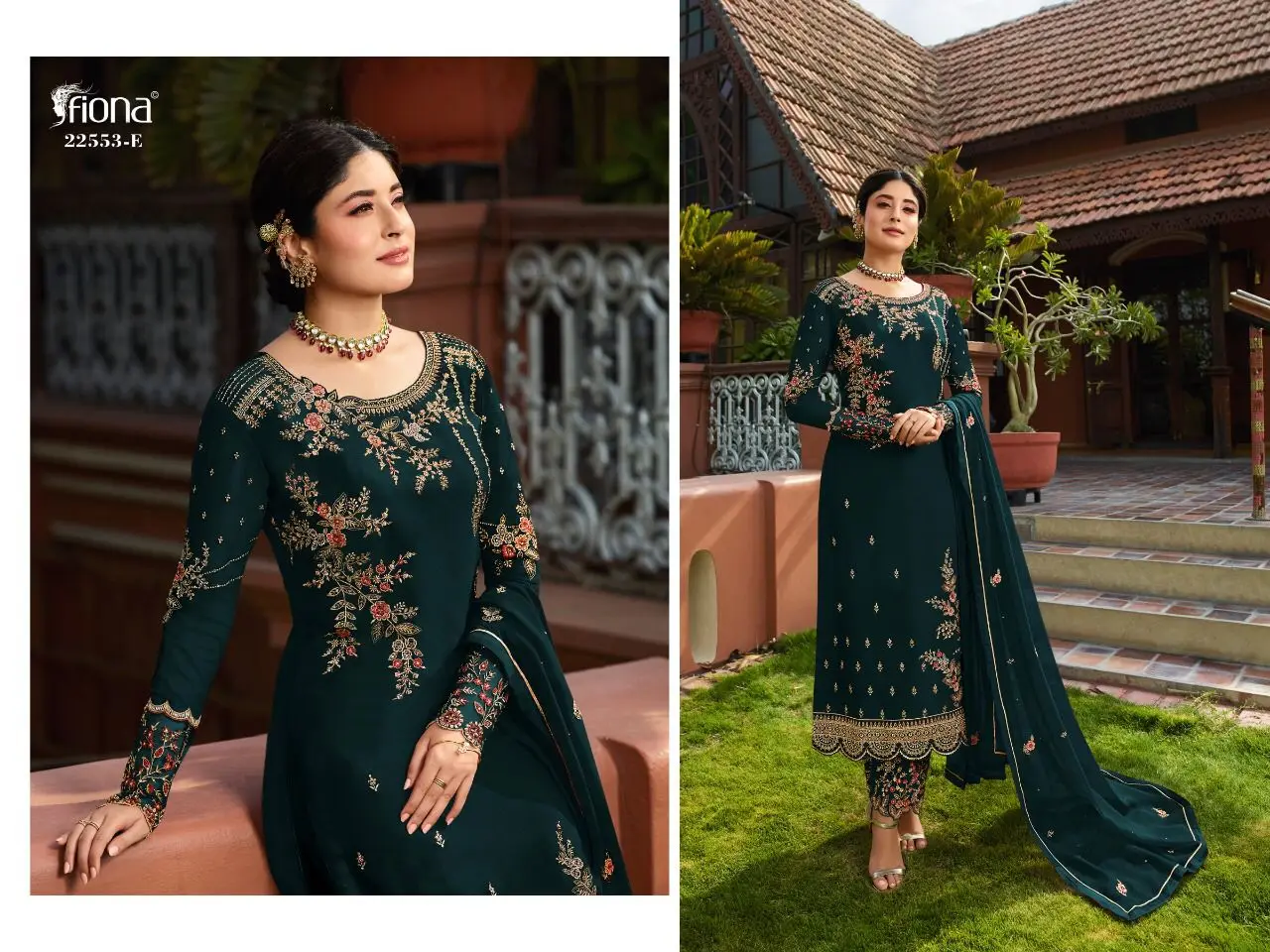 Stylish Georgette Salwar Kameez Suits With Heavy Floral Embroidery 2022
