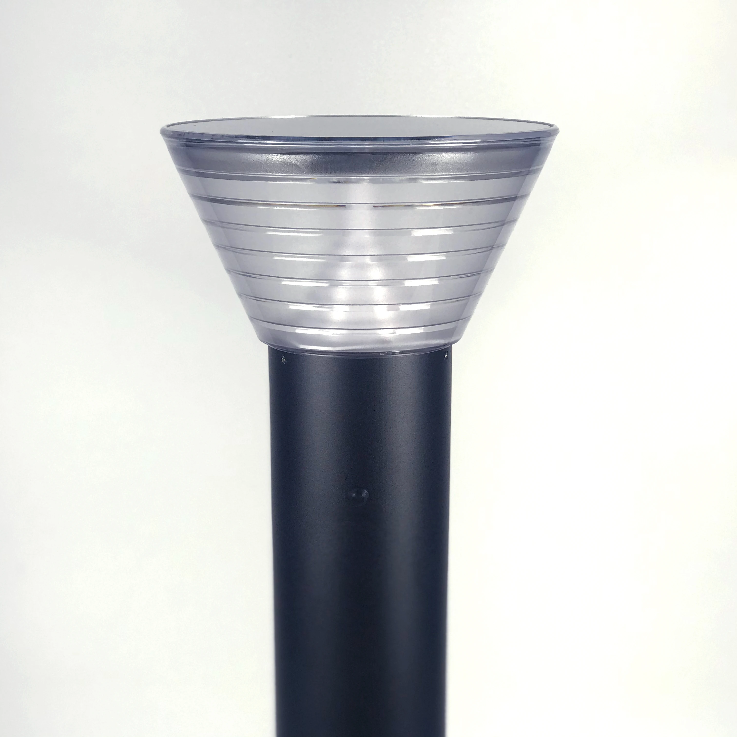 Letovo Solar Light - Bollard Light Circle High Warm LED 80cm Height Aluminum Body