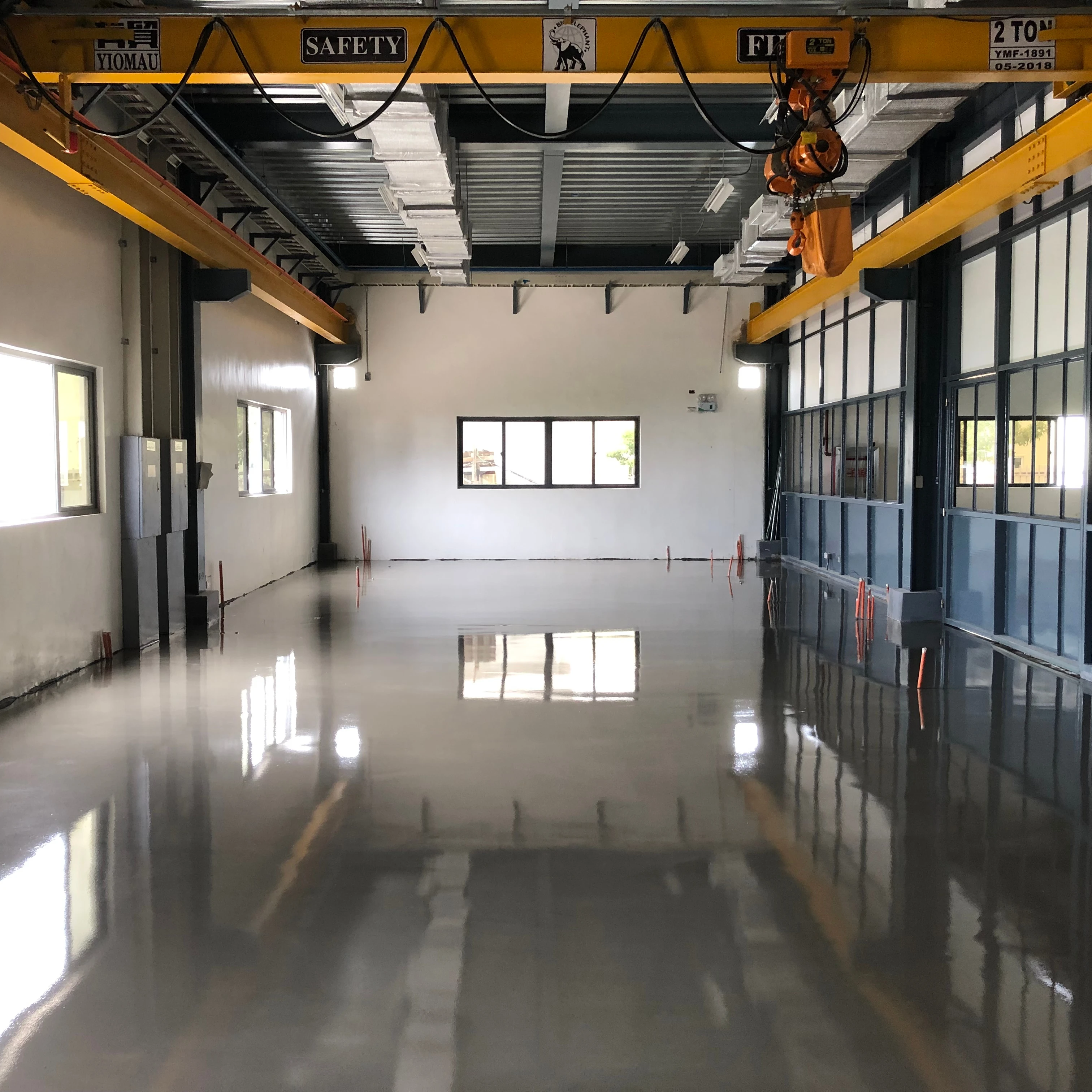 Chanye three components self leveling epoxy mortar epoxy resin and hardener for floor