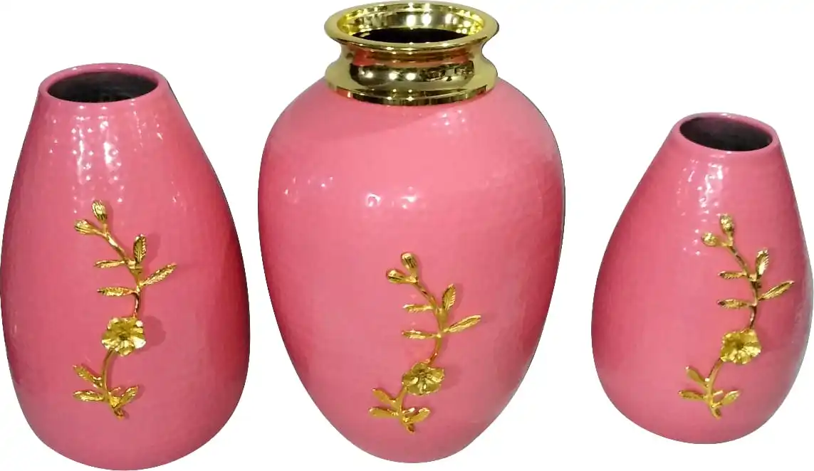 
Modern Flower Vase with multicolour texture enamel printing on it a perfect decorative item in flower vasebestsellers decor item 