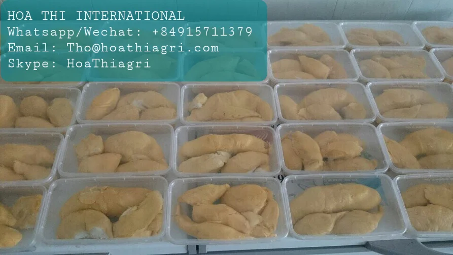 24 месяца оболочки жизни общий тип культивирования весь форма Замороженная IQF дуриан monthong Ri 6 высокого качества из Вьетнама