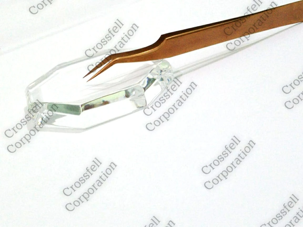 Best Eyelash Extension Tweezers 35 Degree Angled Isolation Lash Tweezer