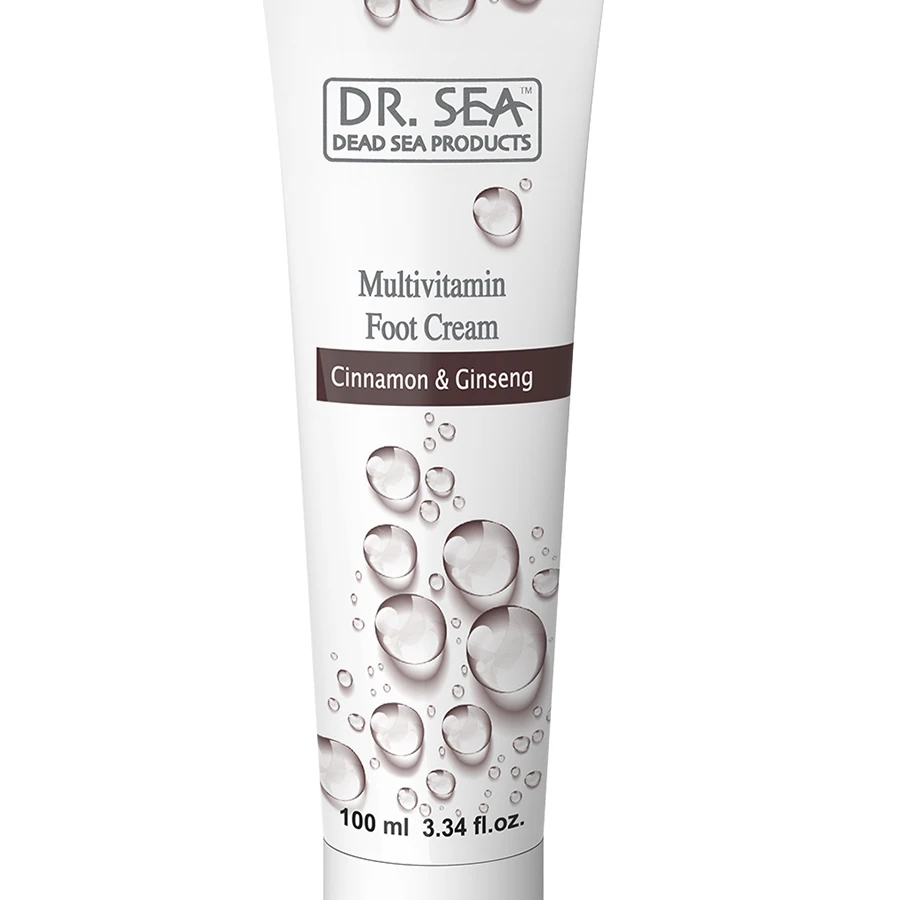 Multi-Vitamin Foot Creams - Cinnamon & Ginseng by Dr. Sea - Dead Sea Products