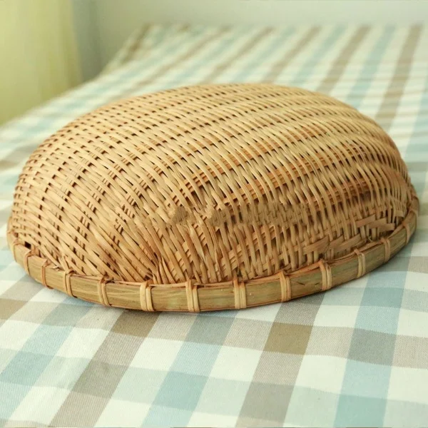 Natural Round Bamboo Wicker Fruit Baskets/ Bamboo Handmade Storage Basket In Vietnam
