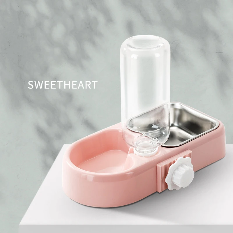 Wholesale Small Automatic Hanging Dog Feeder Plastic Bird Feeders And Drinks Water Drinkers Water Feeder For Birds Cage