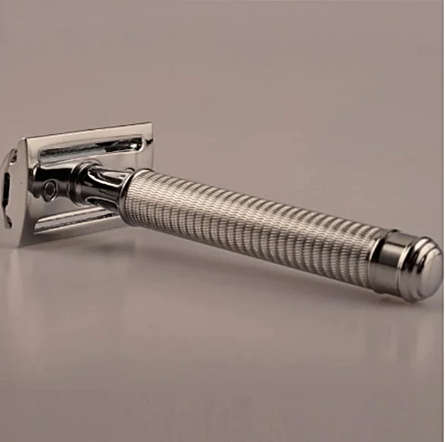 Stainless Steel Double Edge Razor Shaving For Metal Men  Classic Manual Razors Dual Edge Shaver