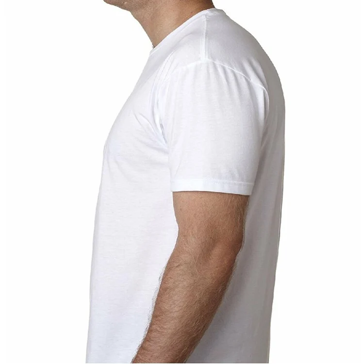 China Wholesale Cheap Bulk Plain White T Shirts Men High Quality Short Sleeve 100% Combed Cotton  Fancy Blank Tshirts No Label