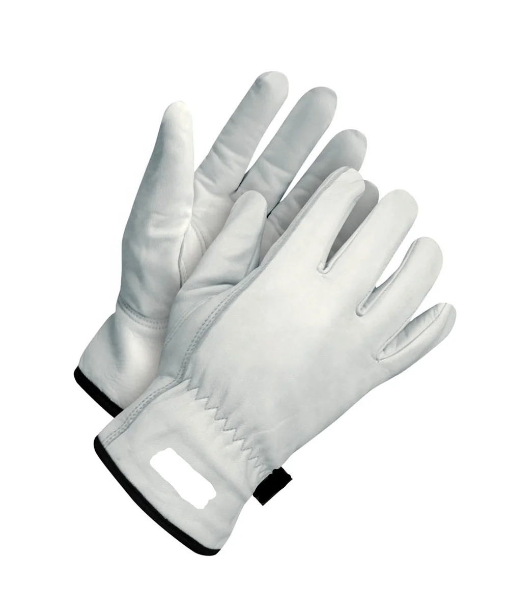 Glove Driver Glove For Industrial Cow Grain / Goat Skin Safety Leather Glove For Both Driver And Industry