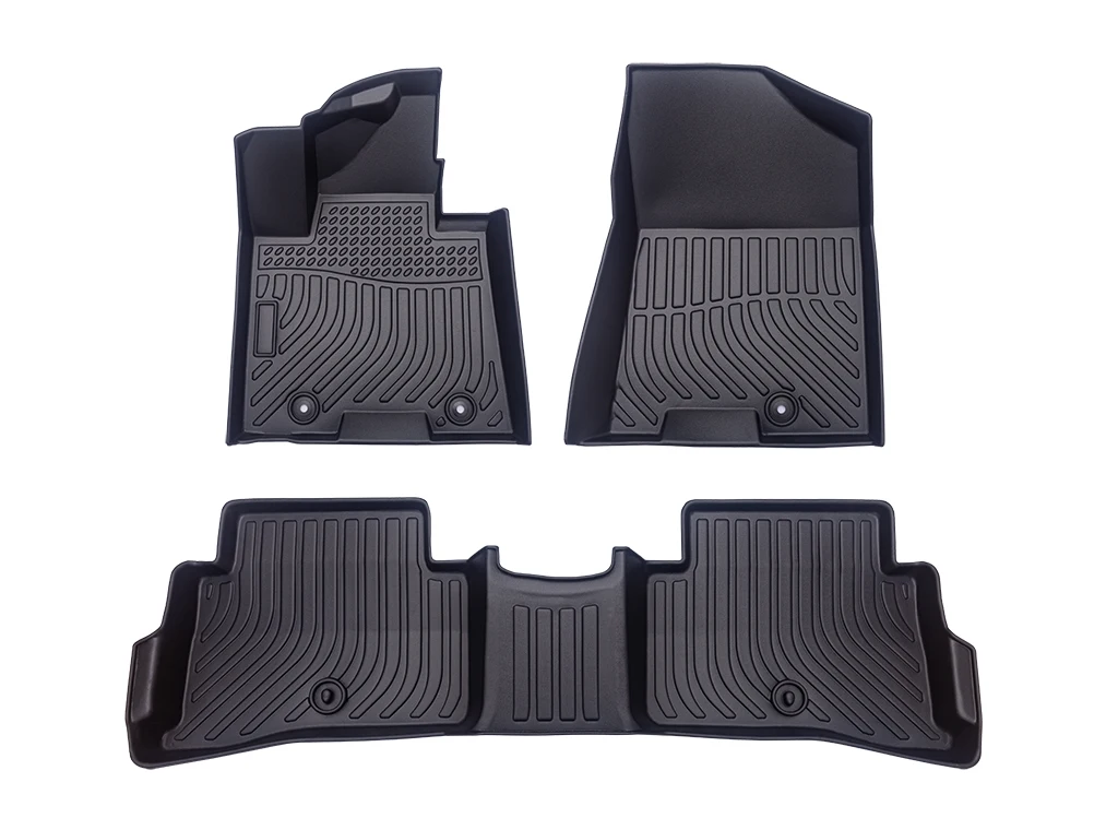 Unique left right hand drive heated auto pvc floor covering carpet leather eva 3d 4d 5d floor car mat