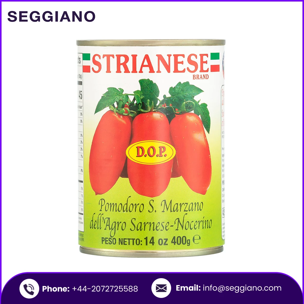 Best Peeled Tomatoes Strianese San Marzano DOP Tomatoes 400g